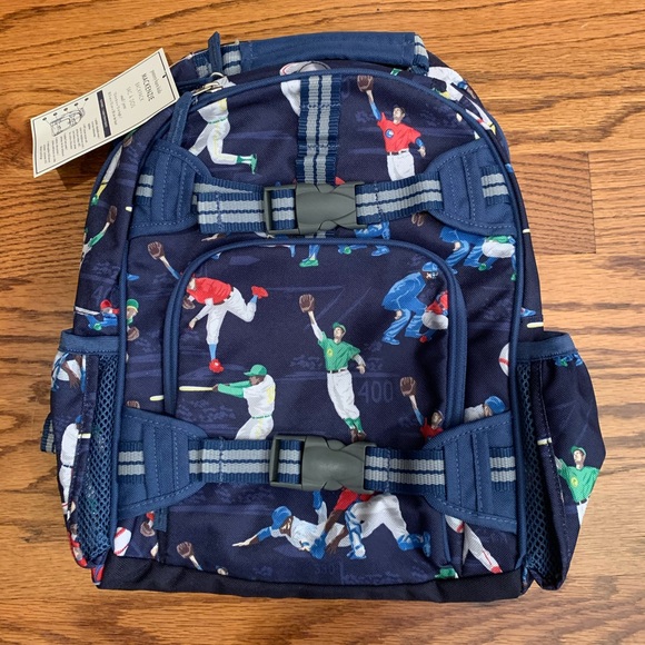 pottery barn kids baseball backpack